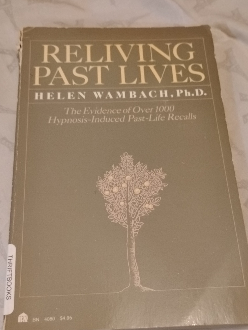 Reliving Past Lives by Helen Wambach, Ph.D. VTG Book Metaphysical Reincarnation